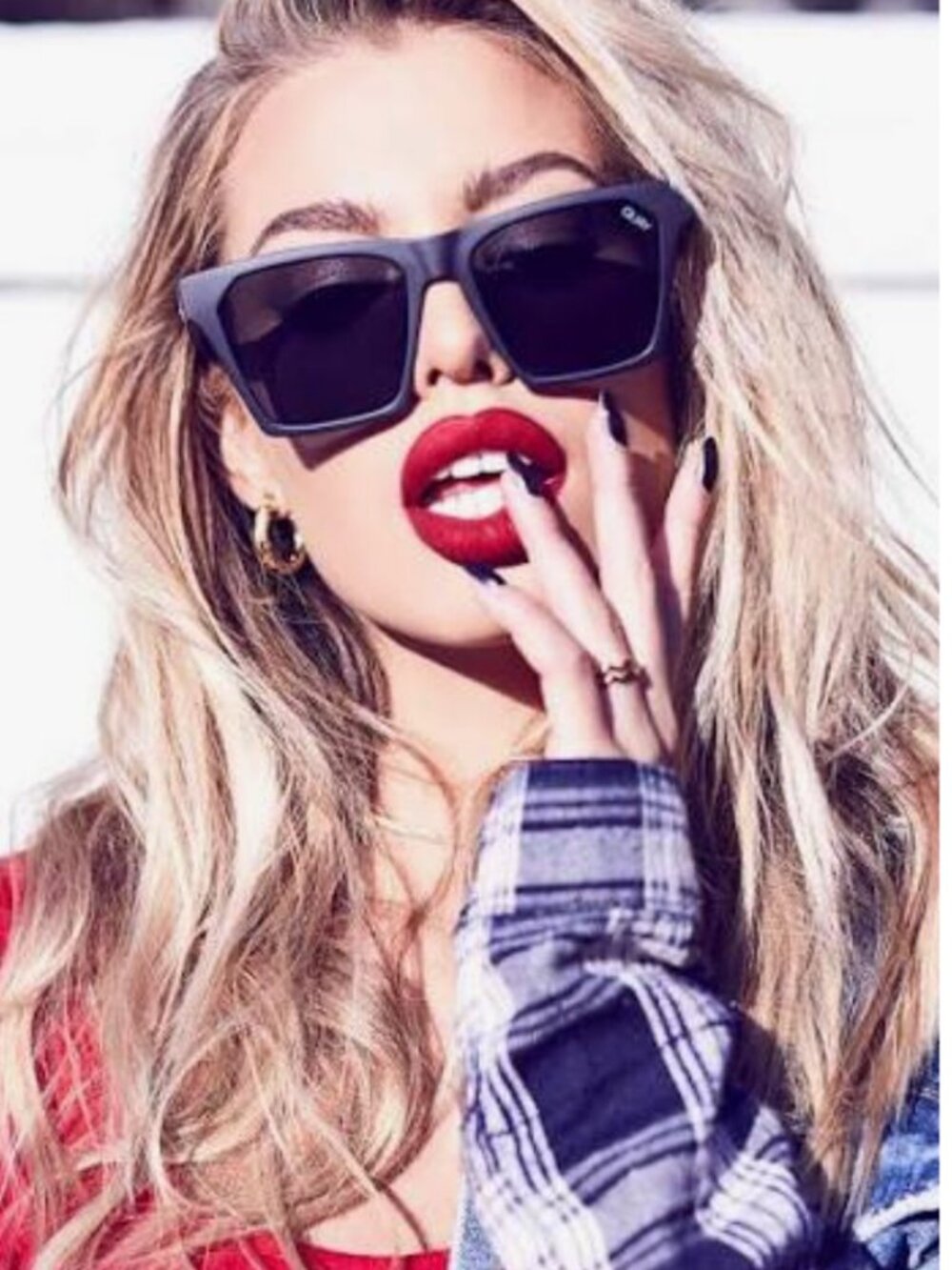 QUAY Alright Black Sunglasses